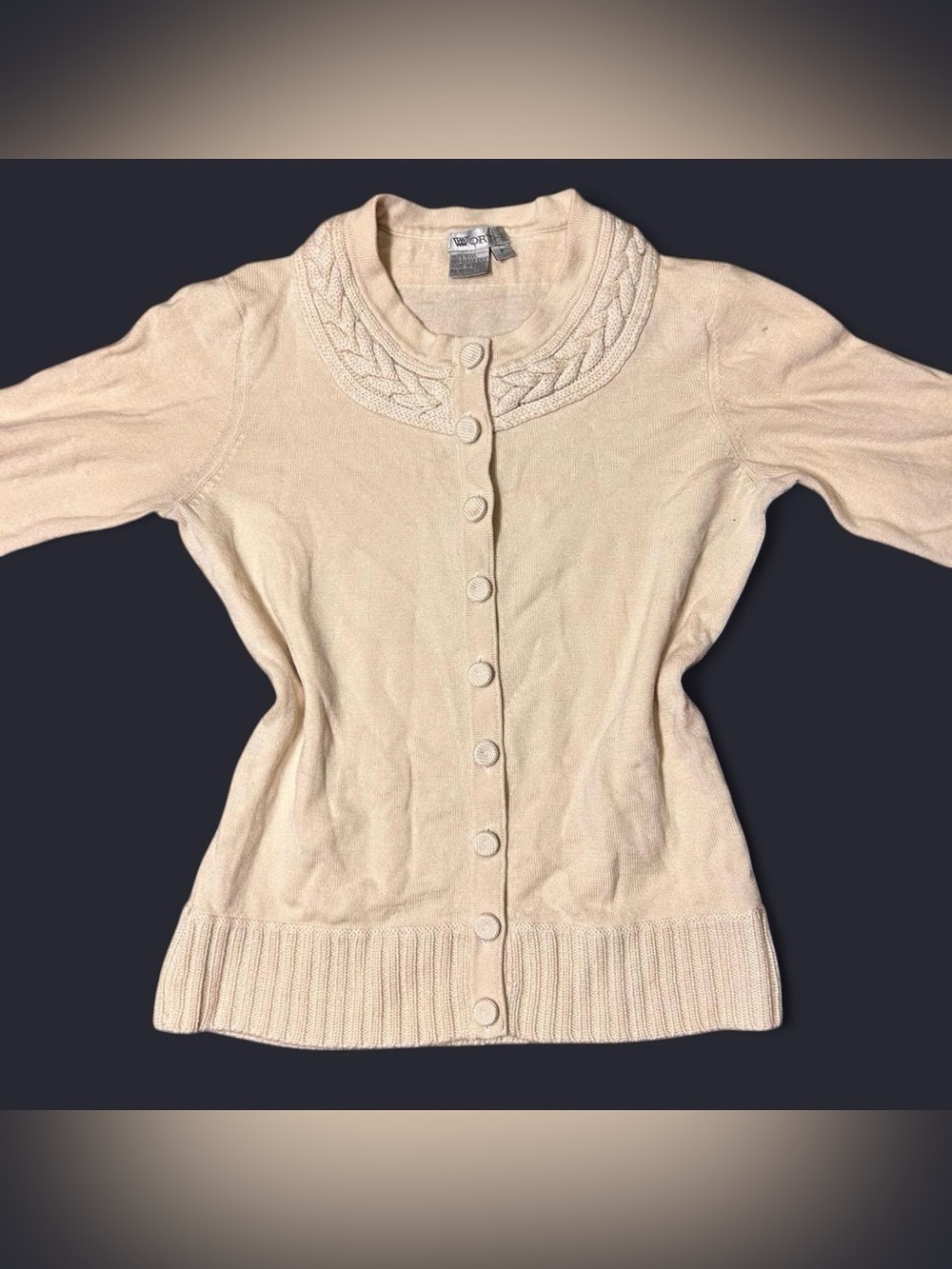Coquette Preppy Knit Wool Cardigan by Worth!